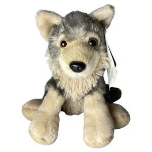 7 Inch Mini CK Wolf Plush Stuffed Animal by Wild Republic With Tags Kids Toys